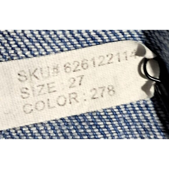 Abercrombie & Fitch Womens High-Rise Distressed Denim Mom Shorts Size 27 Button - Picture 12 of 12